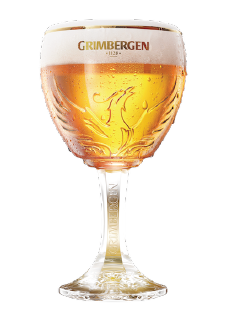 DESSOUS DE VERRE A BIÈRE Grimbergen brassin d'automne de largeur 10 cm